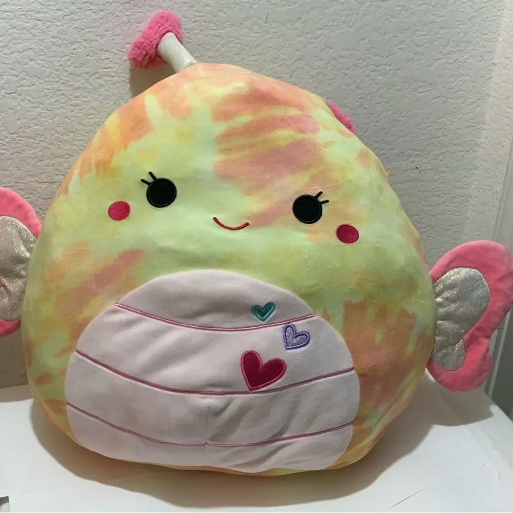 SQUISHMALLOWS Kellytoys Plush 18” Balia the Butterfly Valentines Edition new